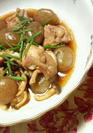 酢で減塩✿水や出汁を使わない❀鶏の煮物✿-レシピのメイン写真