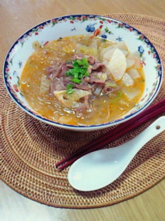 すぐできる♫ピリ辛春雨スープ-レシピのメイン写真