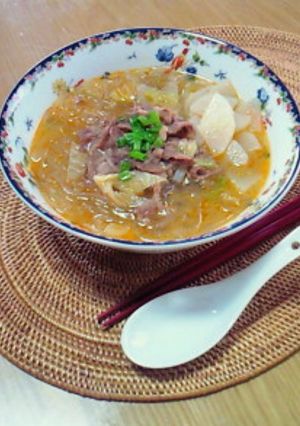 すぐできる♫ピリ辛春雨スープ-レシピのメイン写真