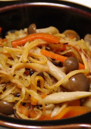 簡単！イカと切り干し大根煮-レシピのメイン写真