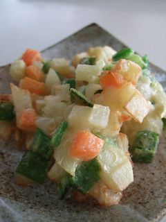 かわいい☆野菜のコロコロかき揚げ-レシピのメイン写真