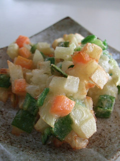 かわいい☆野菜のコロコロかき揚げ-レシピのメイン写真