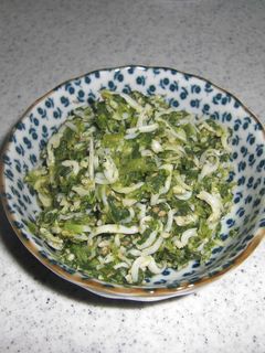 しらすとカブの葉の炒め物-レシピのメイン写真