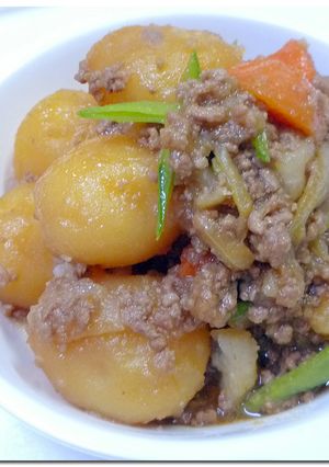 ♪ 挽き肉じゃが ♪-レシピのメイン写真