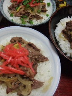 休日ランチに☆簡単牛丼-レシピのメイン写真
