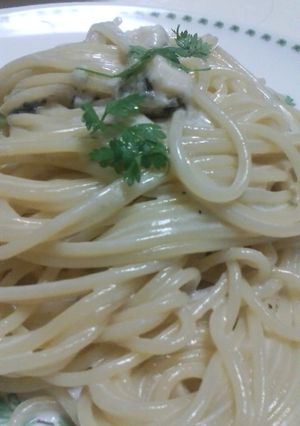 かったさんちの簡単ブルーチーズスパゲティ-レシピのメイン写真