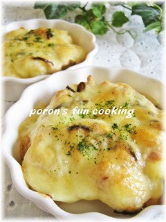 じゃがいも&ツナ&塩昆布のチーズ焼き♬-レシピのメイン写真