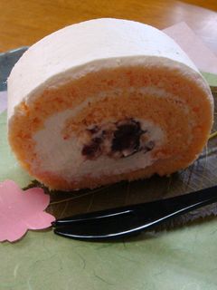 桜ロールケーキ-レシピのメイン写真