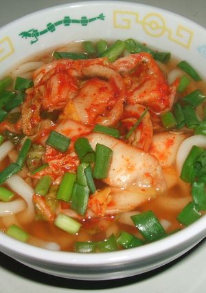 キムチうどん-レシピのメイン写真