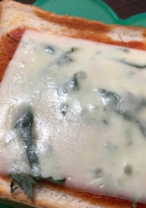 よもぎのピザトースト-レシピのメイン写真