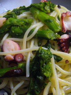 ✿菜の花とタコのパスタ✿-レシピのメイン写真