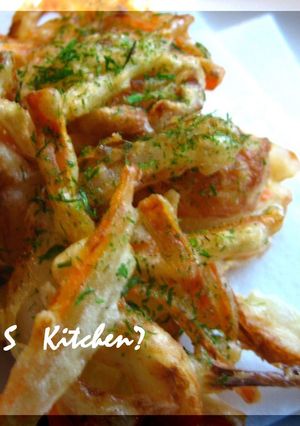 我が家の~味付き~*『かき揚げ』~♥-レシピのメイン写真