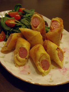 ウインナーのカレーチーズ春巻-レシピのメイン写真