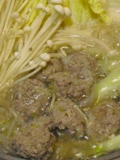 我が家の肉だんご☆(鍋の具)-レシピのメイン写真