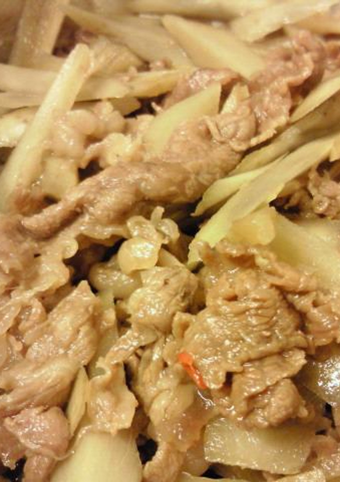 簡単！牛肉とごぼうの甘辛しぐれ煮-レシピのメイン写真