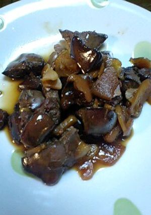 鉄分&スタミナ補給☆鶏レバーのにんにく煮-レシピのメイン写真