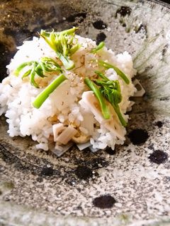 ウドとレンコンの混ぜご飯(混ぜ寿司)-レシピのメイン写真