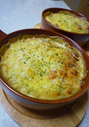 ☆　いか天と豆腐のほうれん草グラタン-レシピのメイン写真