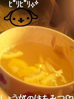風邪/喉痛に♪蜂蜜しょうが-レシピのメイン写真