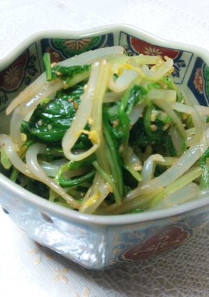 モヤシと水菜の辛旨サラダ-レシピのメイン写真