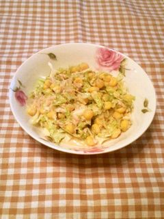 キャベツとツナとコーンのマヨ醤油サラダ-レシピのメイン写真