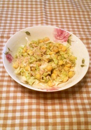 キャベツとツナとコーンのマヨ醤油サラダ-レシピのメイン写真