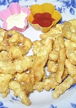 酒のツマミやおやつに☆さきいかフライ-レシピのメイン写真
