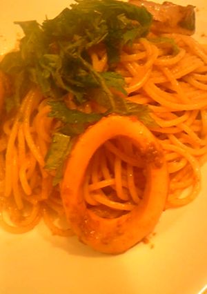 濃厚♪イカワタパスタ-レシピのメイン写真