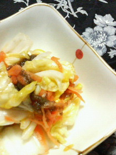 ✿白菜とにんじんの❀とろろ昆布和え✿-レシピのメイン写真