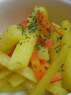 じゃがいもと人参の塩カレー炒め-レシピのメイン写真