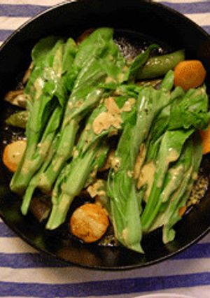 菜の花のホットサラダ-レシピのメイン写真