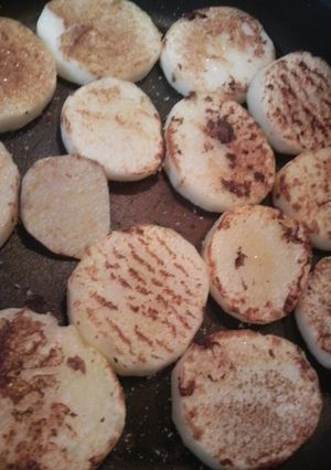 フライパンで焼くだけ♪簡単長いも焼き-レシピのメイン写真