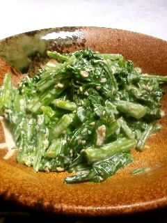 菜の花のマスタード和え-レシピのメイン写真