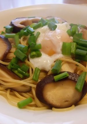 しいたけのバター醤油スパゲティ-レシピのメイン写真
