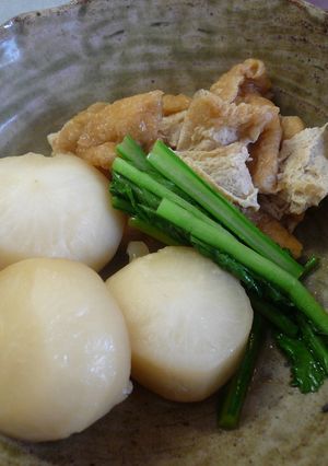 かぶと油揚げの煮びたし-レシピのメイン写真