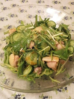 水菜とお肉のサラダ★-レシピのメイン写真