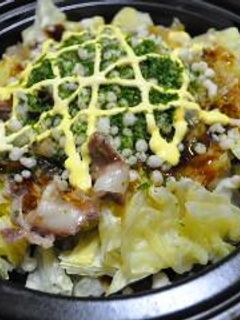 タジン鍋でお好み焼き風♪-レシピのメイン写真
