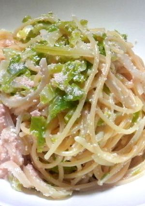 残り物で!!明太子クリームパスタ-レシピのメイン写真