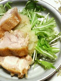 ✿ビールのお供に❀味付け茹で鶏おろし✿-レシピのメイン写真