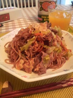 イカ天やきそば-レシピのメイン写真