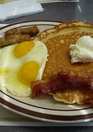 ザ・アメリカンパンケーキプレート！-レシピのメイン写真