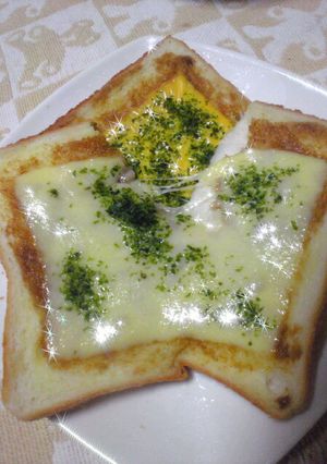 材料これだけ♪パパも作れる簡単トースト★-レシピのメイン写真