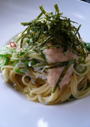 とろとろオクラの明太子ソースのﾊﾟｽﾀ-レシピのメイン写真