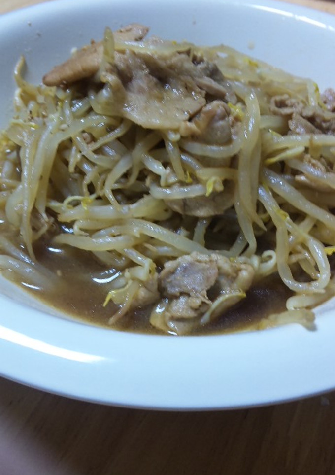 ★:簡単豚肉ともやしの炒め物-レシピのメイン写真