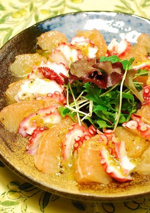 タコとグレープフルーツのカルパッチョ-レシピのメイン写真