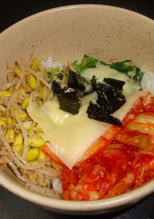 野菜のチーズ乗せビビンバ＠＾＾＠-レシピのメイン写真