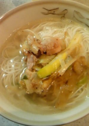 絶品！鶏ネギにゅうめん-レシピのメイン写真