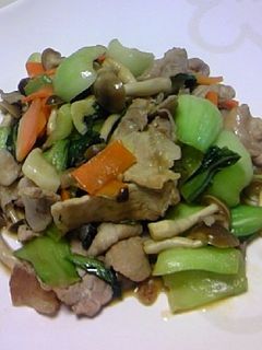 豚肉と青梗菜のオイスター炒め-レシピのメイン写真