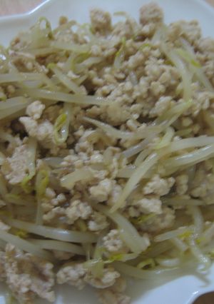 意外とごはんがすすんじゃう★ひき肉もやし-レシピのメイン写真