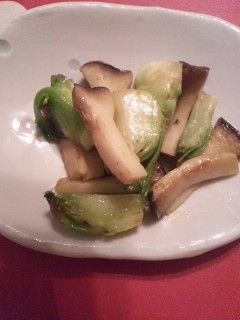 蕾菜とエリンギの炒めもの-レシピのメイン写真
